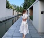 Dáng Maxi Dài Xẻ Tà - Cột Nơ 