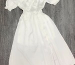 Dáng Maxi Dài Xẻ Tà - Cột Nơ 
