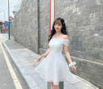 Đầm Công Chúa Trễ Vai