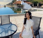 Đầm Nơ Cổ Chít Eo