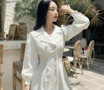 Đầm Vest 6 nút tay dài