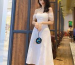 Đầm Dự Tiệc Cúp Ngực Trễ Vai Dáng Dài ROSSY Dress