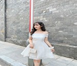 Đầm Công Chúa Trễ Vai