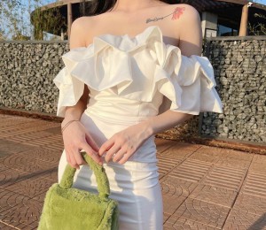 Đầm body trễ vai - Đầm thiết kế