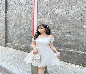 Đầm Công Chúa Trễ Vai