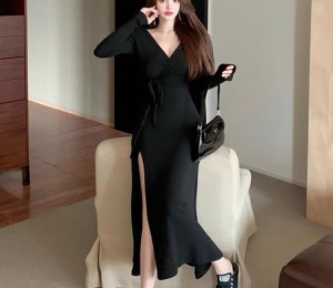 Đầm thun chéo ngực  - Nina dress - Đầm thiết kế