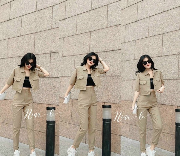 Set kaki xịn xò 2 món 